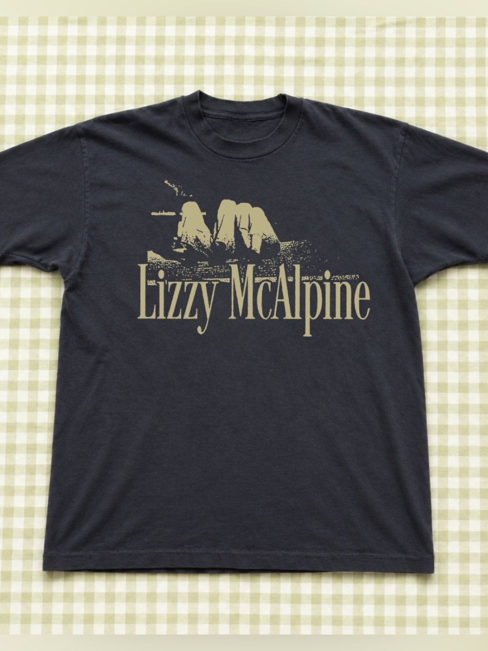 Gildan Black Lizzy McAlpine Graphic Tee, Retro Outfit Everyday